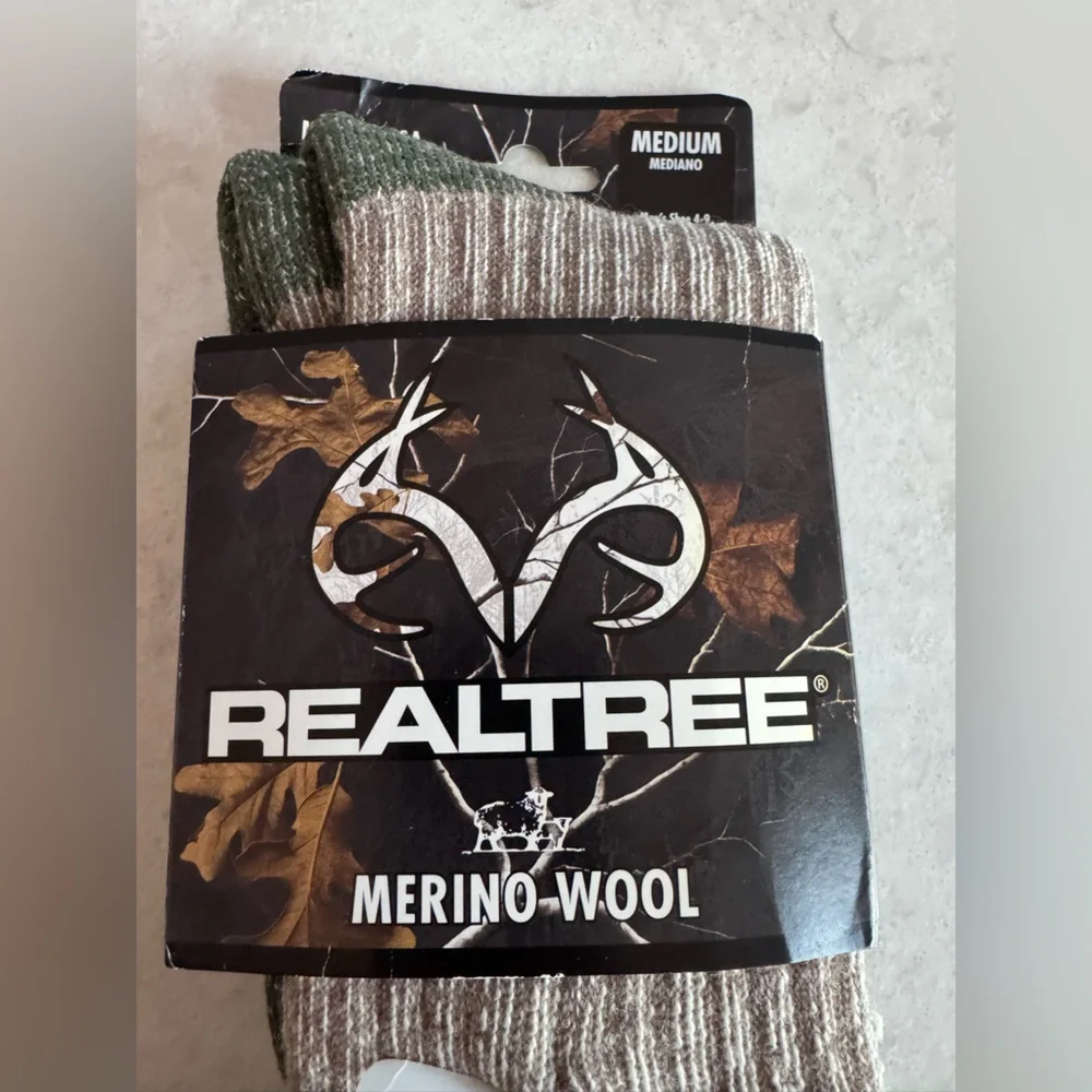 Realtree Tall Boot Socks M